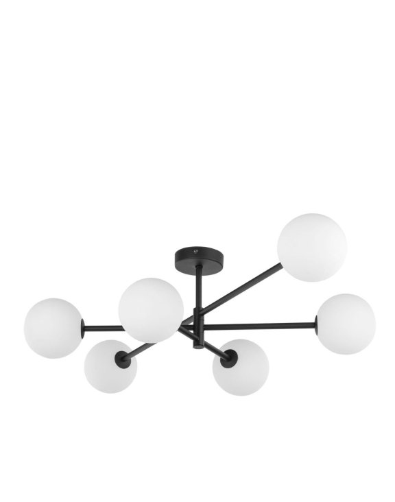 Lampa sufitowa Sarius Black 6