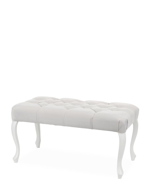 Pufa ławka Ludwik Chesterfield 45x90