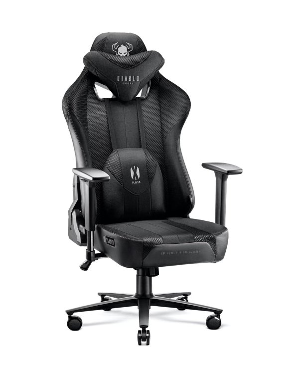 Fotel Diablo X-Player 2.0 King: Czarno-czarny