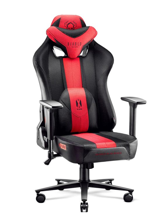 Fotel Diablo X-Player 2.0 King: Karmazynowo-antracytowy