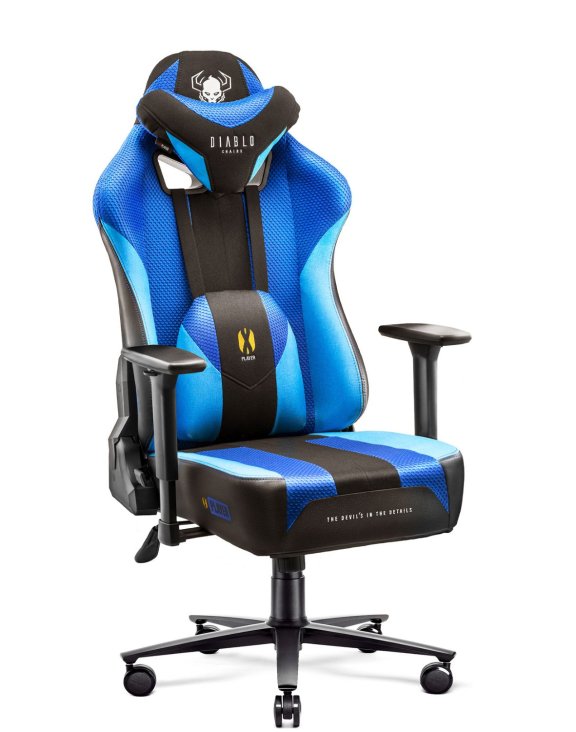 Fotel Diablo X-Player 2.0 Normal: Frost Black