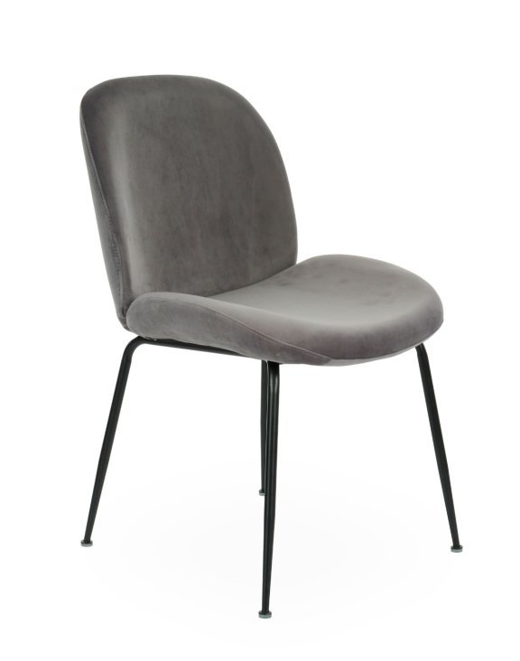 Krzesło Dori Black szare (477AB) - OUTLET