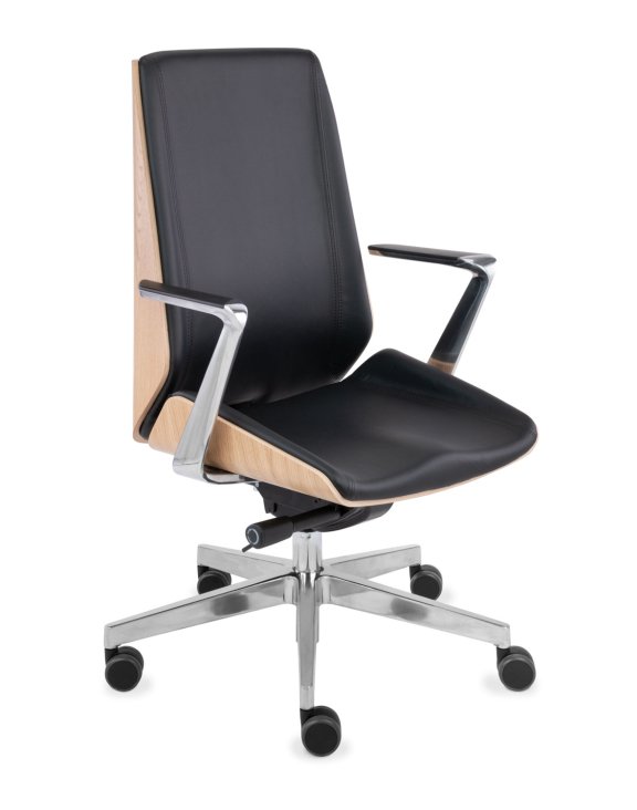 Fotel Moon Wood AL1 - Fornir Dębowy
