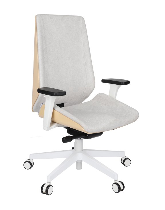 Fotel Moon Wood White