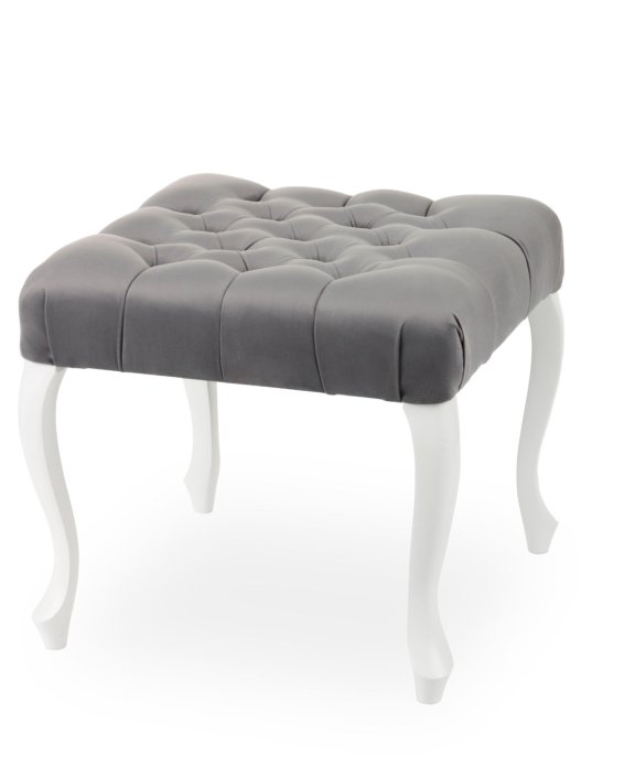 Pufa ławka Ludwik Chesterfield 50x50