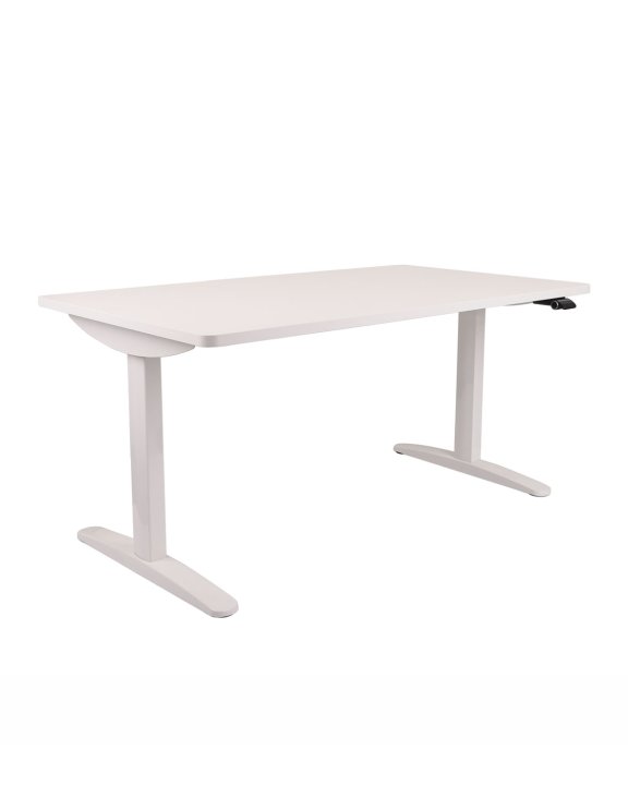 Biurko regulowane Alto 102 White - wymiary niestandardowe