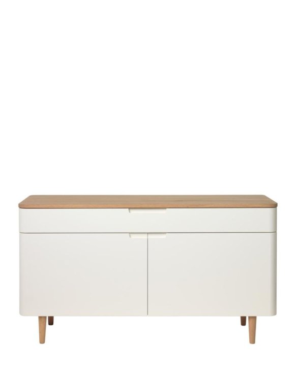 Komoda biała Amalfi, 140 cm,