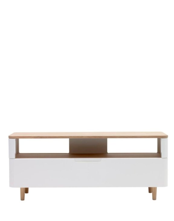 Biała szafka rtv Amalfi, 120 cm (36372231)