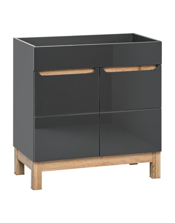 Stojąca szafka pod umywalkę 60 cm (BALI GRAFIT 820 -60D FSC)