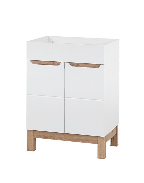 Stojąca szafka pod umywalkę 60 cm (BALI WHITE 820 -60 CM FSC)
