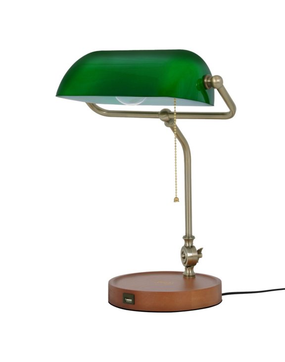 Lampa bankierska na biurko K-MT-208 Bank