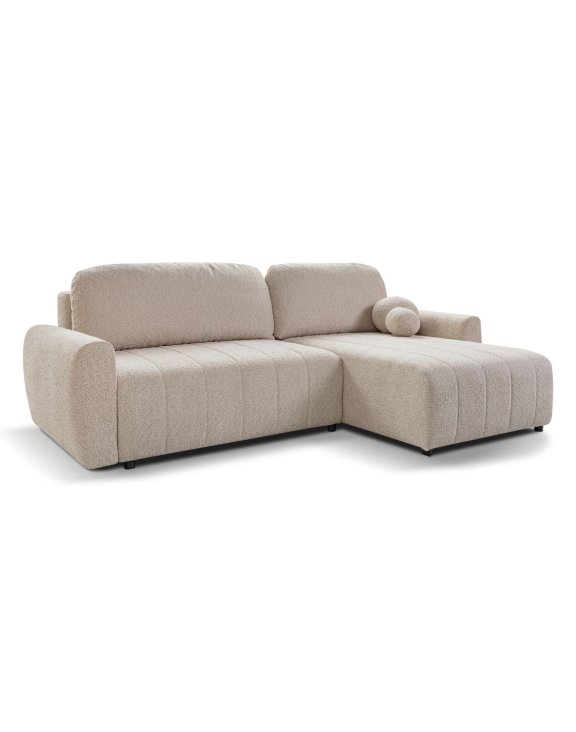 Stylowy narożnik do salonu Luna New z funkcją spania 255 cm
