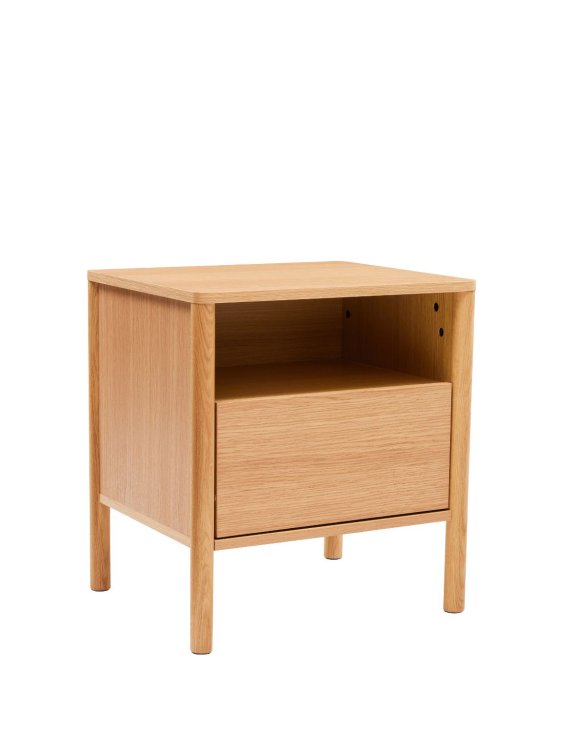 Szafka nocna Blair (NS01), 50 cm, naturalny dąb