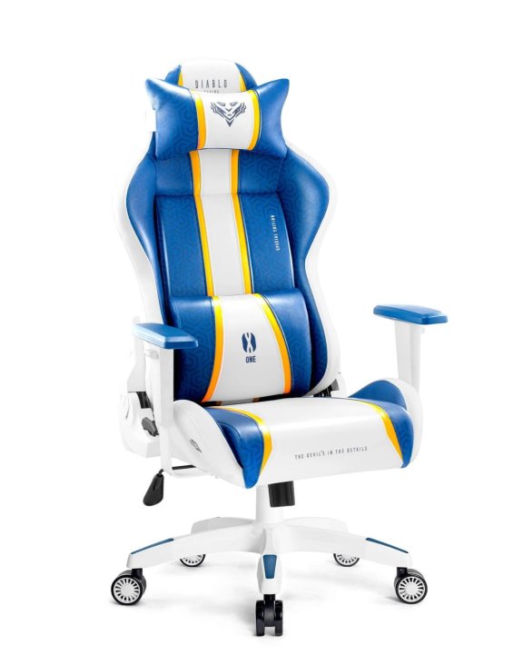 Fotel gamingowy Diablo X-One 2.0 Normal Size: Aqua Blue (1136)