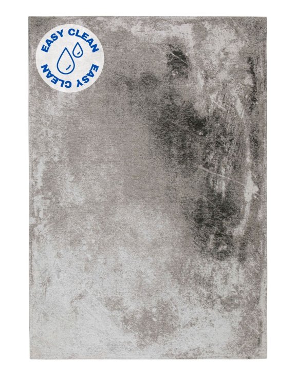 Dywan Deco Rugs Concrete Ice (4524) 160 x 230 do salonu tkany na płasko z wzorem betonu szary