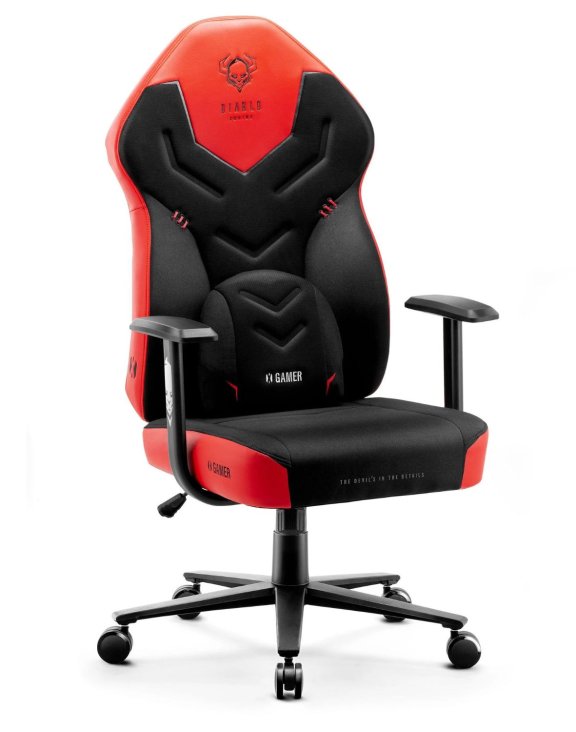 Fotel gamingowy Diablo X-Gamer 2.0 Normal: Deep Red
