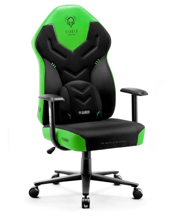 Fotel gamingowy Diablo X-Gamer 2.0 Normal: Green Emerald (1051)