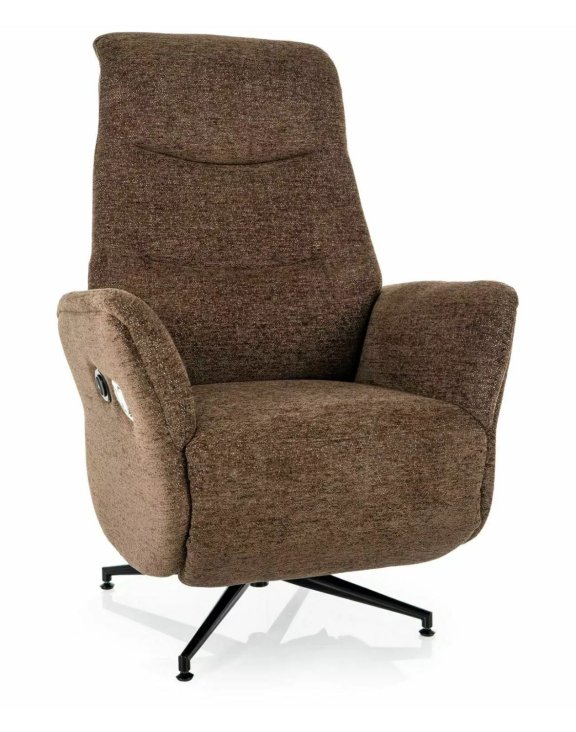 Fotel rozkładany elektrycznie Nestor Raven 45 - cappuccino