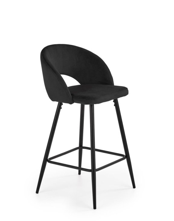 Hoker do kuchni H96, czarny welwet