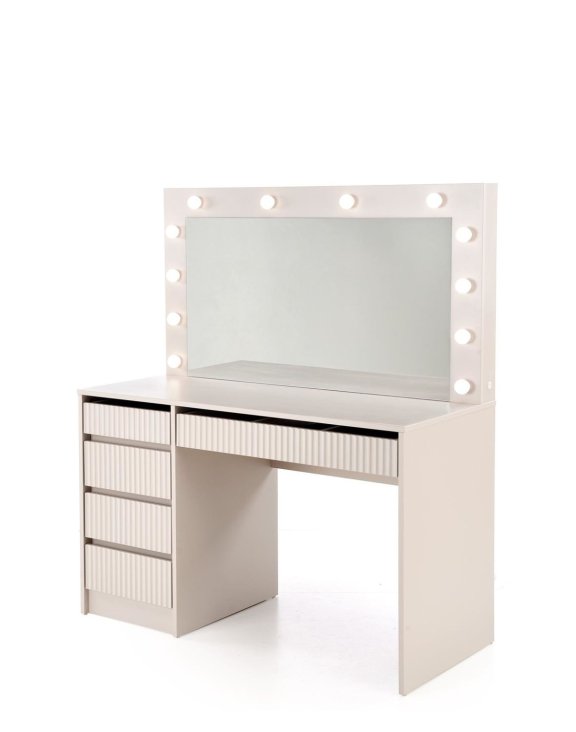 Toaletka z lustrem Hollywood 2 XL, kaszmir