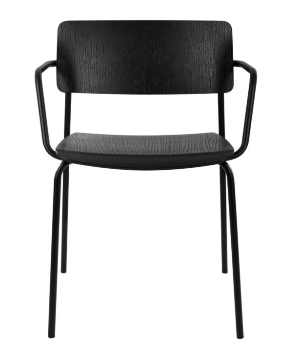 Krzesło konferencyjne Hubi 4L Arm Wood