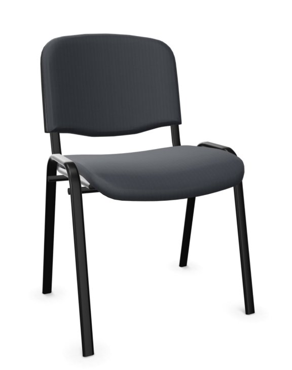 Krzesło Iso black tkanina Sempre SM02 - wysyłka 24 h