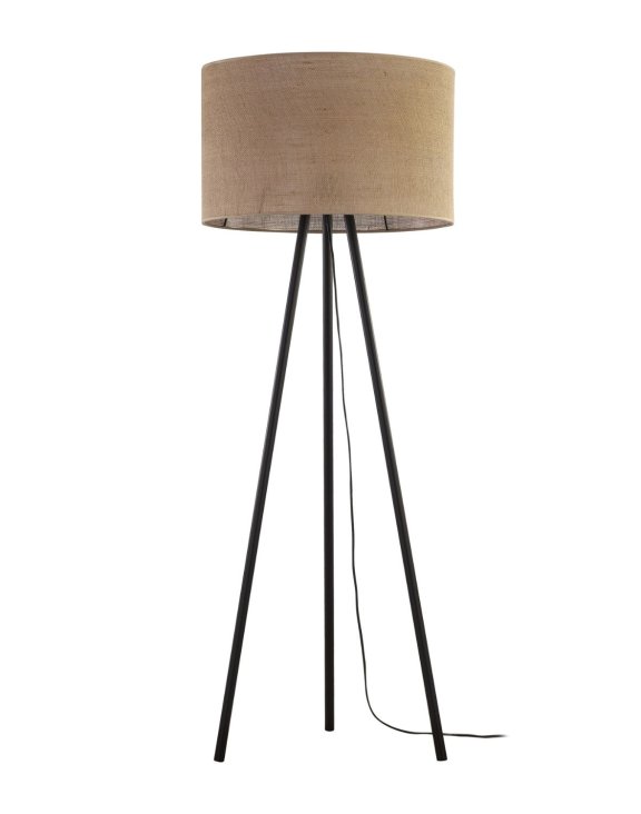 Lampa podłogowa boho abażur JUTA