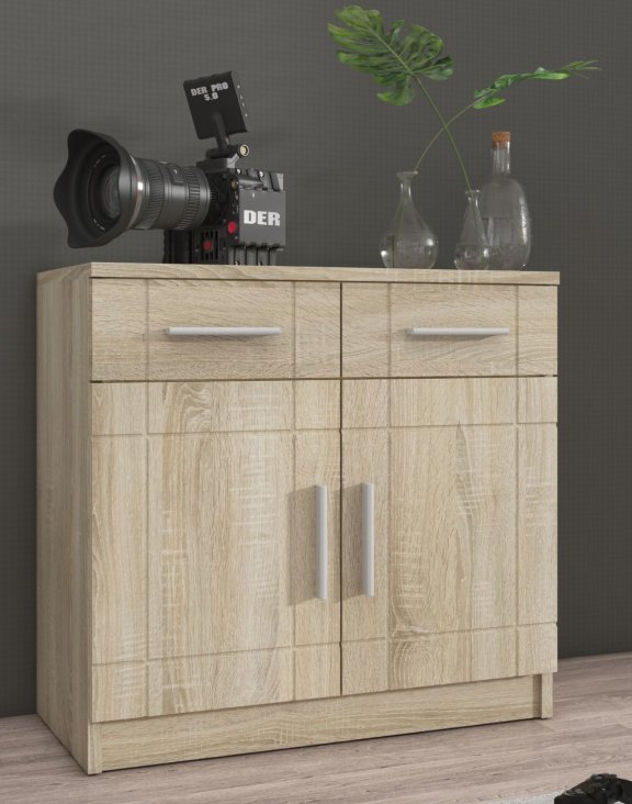 Komoda Paris Dąb Sonoma 2F2S
