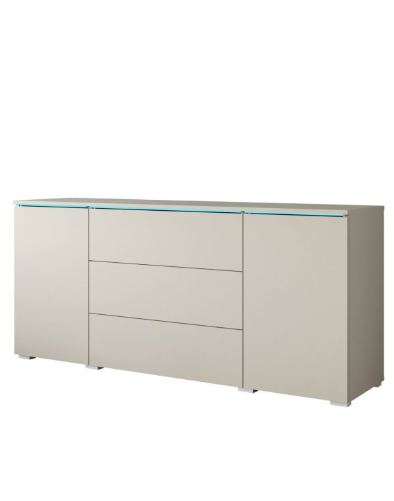 Komoda z szufladami i szafkami Vera 150 cm kaszmir