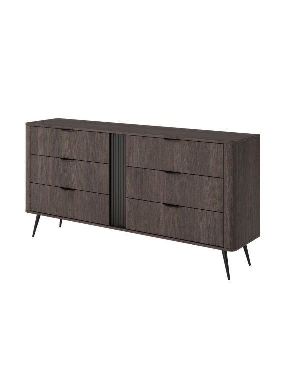 Komoda z szufladami dąb dunin Veris C 163 cm 6S
