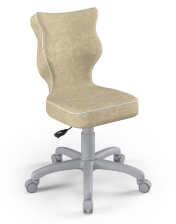 Krzesło dziecięce obrotowe Petit 119-142 cm Szara Podstawa, Rozmiar 3