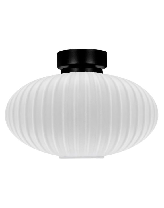 Lampa sufitowa plafon z ryflowanym kloszem Peso K-5671
