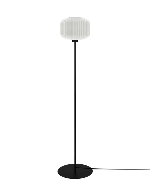 Lampa podłogowa ryflowany klosz K-5645 Sparta