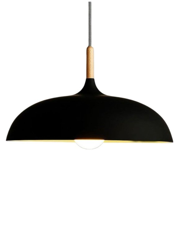 Lampa wisząca Saucer czarna