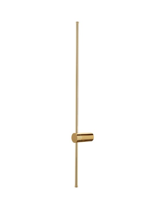 Lampa ścienna nowoczesny kinkiet złoty połysk Sparo 100 cm