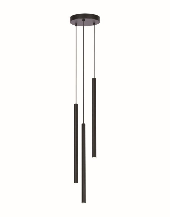 Lampa wisząca czarna sople Gelato K-4862