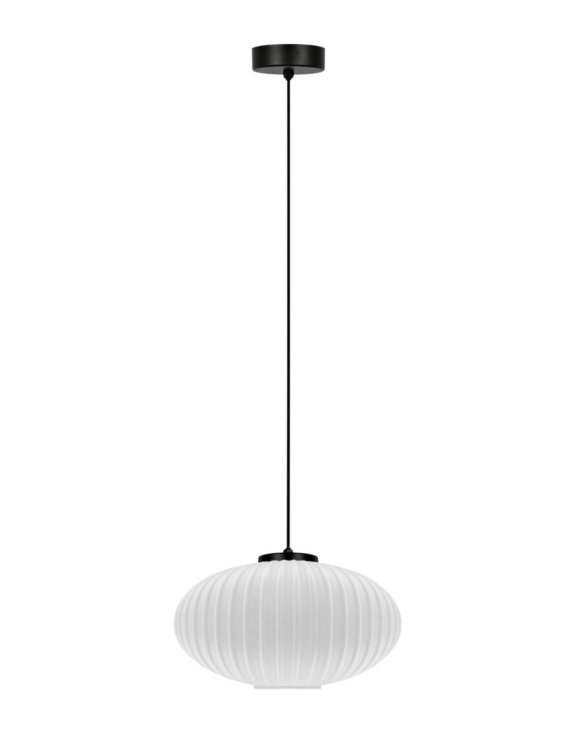 Lampa zwis ryflowany klosz Peso K-5670