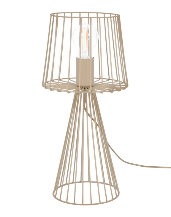 Lampa stojąca nocna druciana industrialna K-5816 Livia