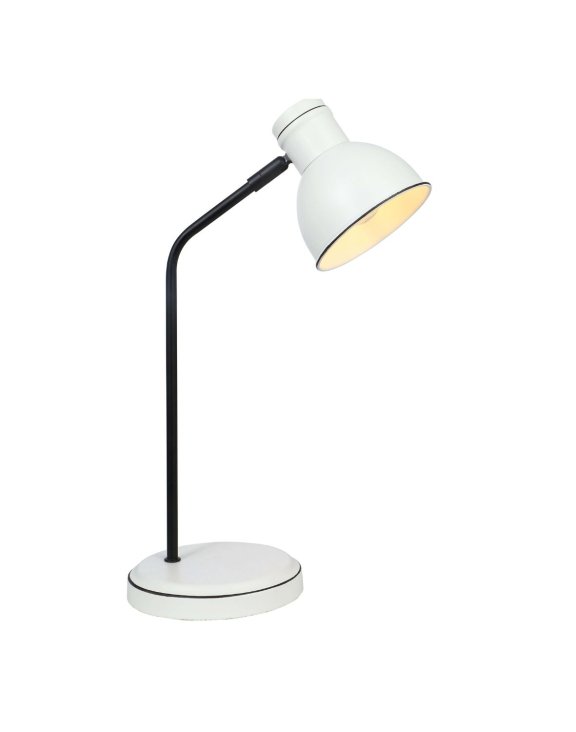 Lampka biurkowa biało-czarna Zumba 41-72078