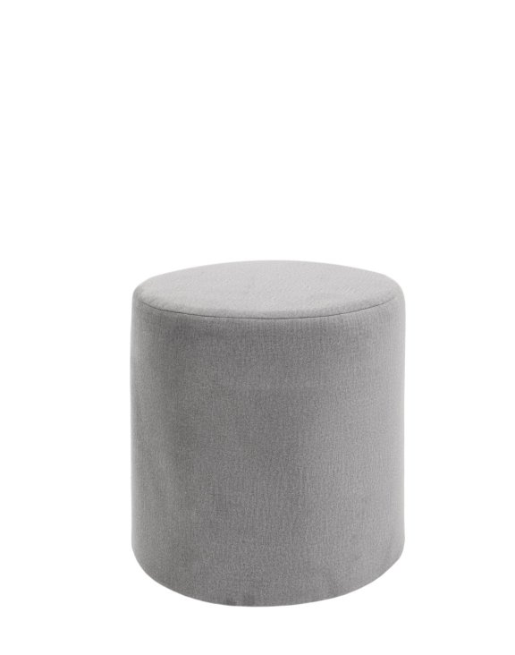 Pufa tapicerowana Linsy, Monolith 84, szara