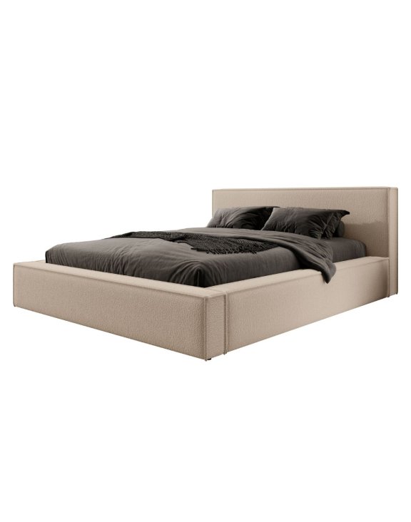 Tapicerowane dwuosobowe łóżko 140x200, 160x200, 180x200, 200x200 Asturia