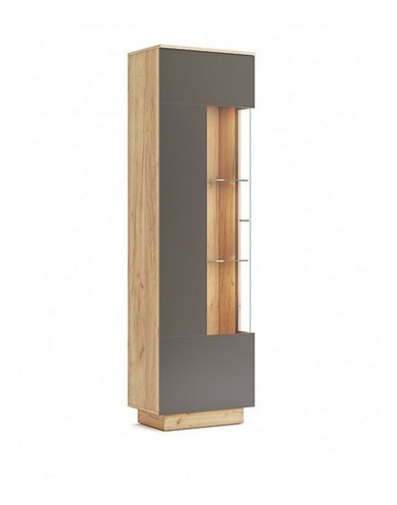 Kredens do salonu prawy witryna Luna LED LN-111-LV