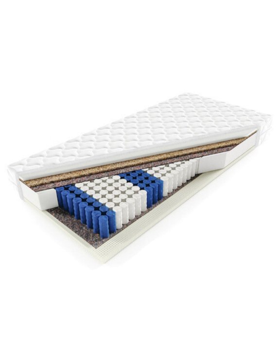Materac kieszeniowy Zoe H3 19 cm – kokos, lateks, 7 stref komfortu - 80/90/120/140/160/180