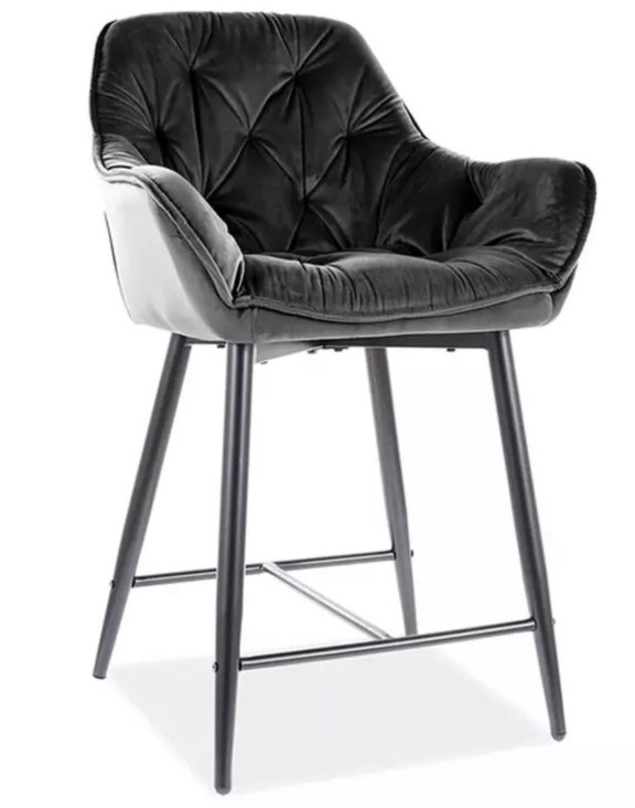 Półhoker Cherry H-2 Velvet Czarny