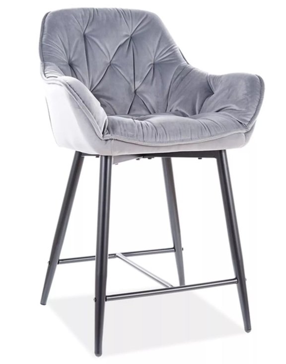 Półhoker Cherry H-2 Velvet Szary