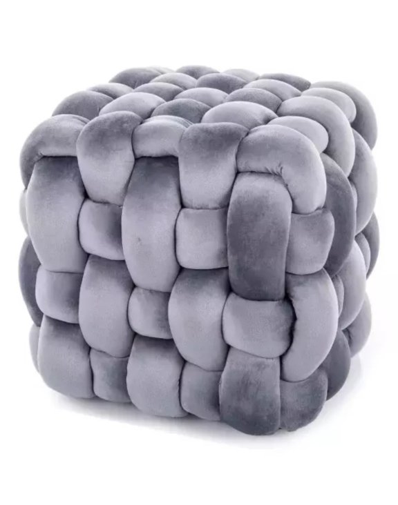 Puf Faris Velvet Szary