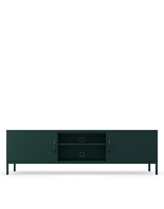 Szafka metalowa pod telewizor 170 cm Rosaria XL Green
