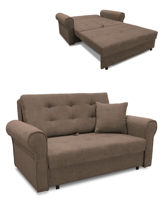 Sofa 2-osobowa rozkładana z pojemnikiem Bil II