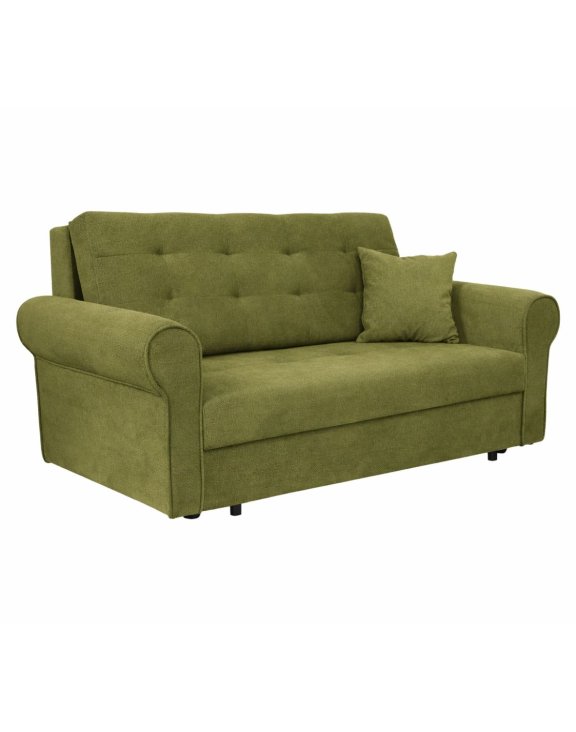 Sofa rozkładana do przodu Bil III w zielonym kolorze - Express - wysyłka 24 - 48 h
