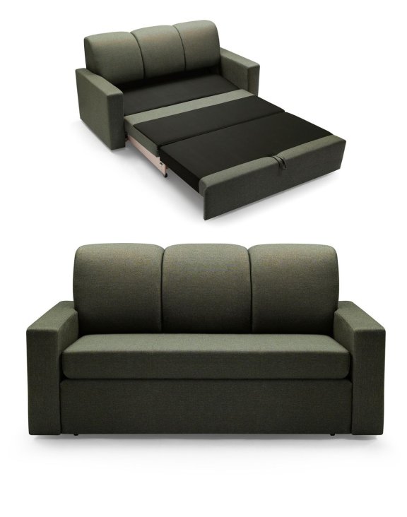 Klasyczna sofa amerykanka 3-osobowa z funkcją spania Ewelina